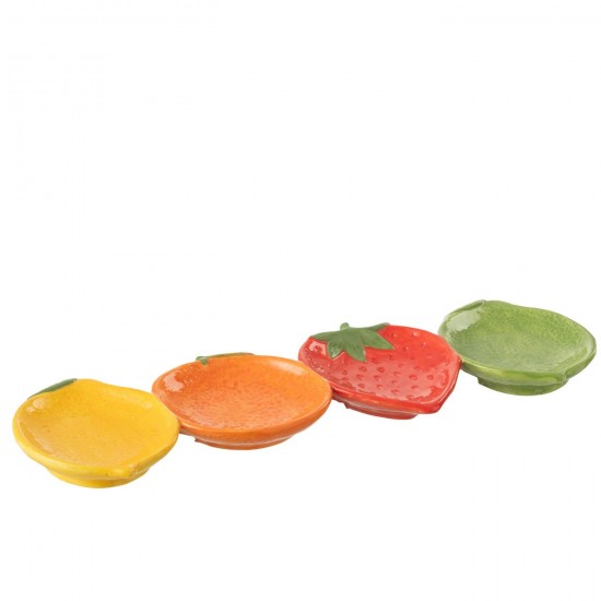 J Line Plateau de service plateaux de service Jolipa Plateau Fruits Dolomite Mix.