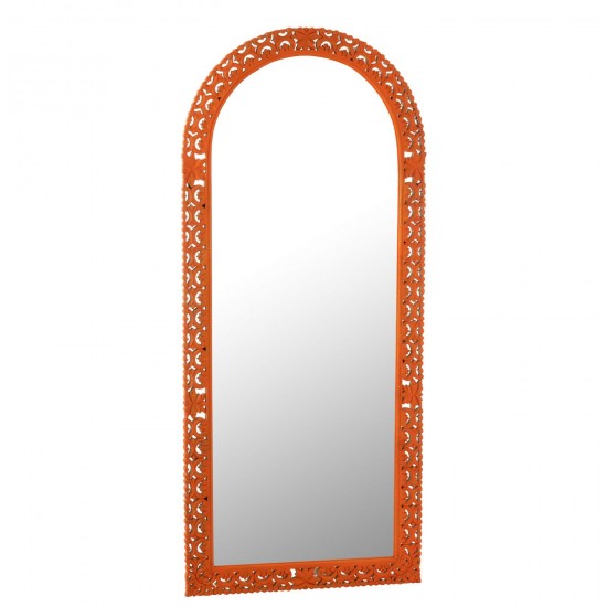 J Line Mirror Carved Mumbai Mango Wood Mix mirrors.
