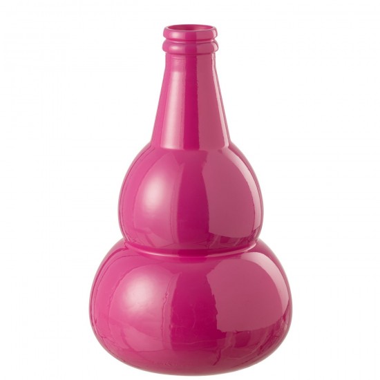 J Line Vase Cocoon Glass Pink Vase Cocoon Glass Pink.