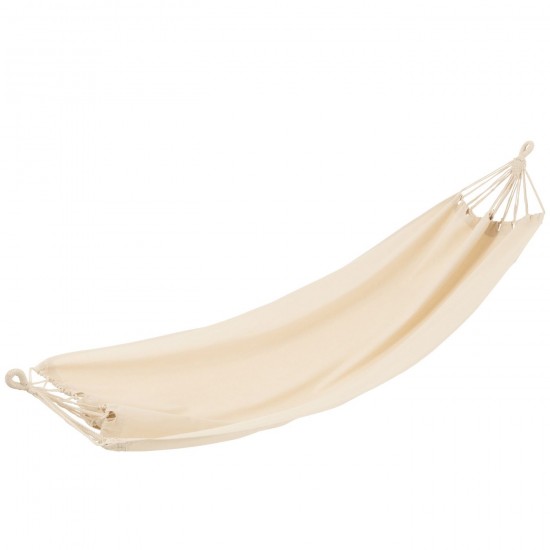 J Line Hammock Plain Cotton Polyester Light Beige rope hammocks.
