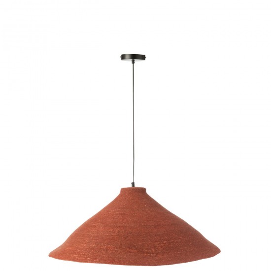 J Line Hanging Lamp Seagrass Terracotta Suspensions pendant lights Suspended Overhead Lights Lamps.