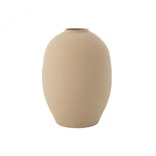 J Line Grands vases Grand vase Vases hauts Vase haut. Jolipa Vase Cassia Oval Argile Naturel.