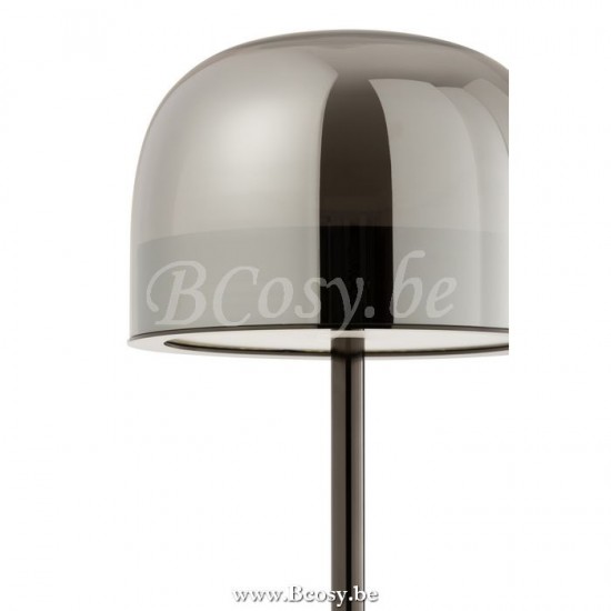 J Line Jline Table Lamp Topja Glass Metal Silver Table Lights