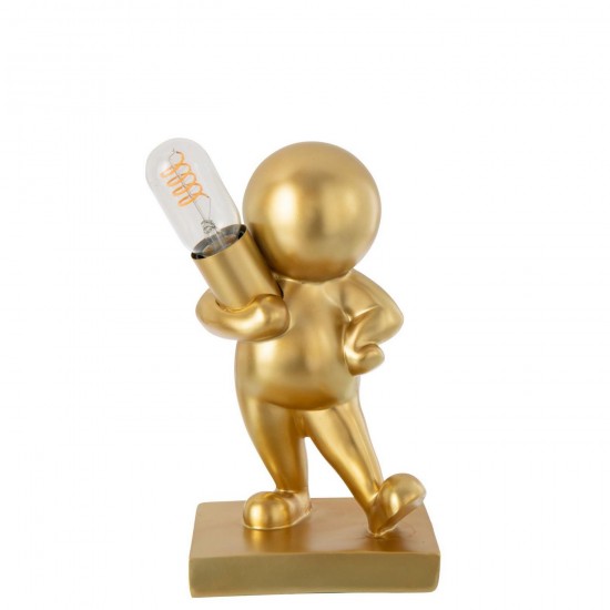 J Line Table Lamp Marcel Limepowder Gold Colored Table Lights.