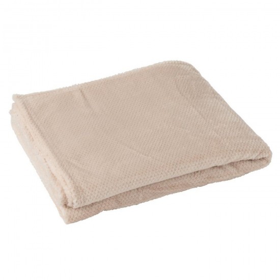 J Line Jolipa Couverture Snuggle Polyester Rose Clair.