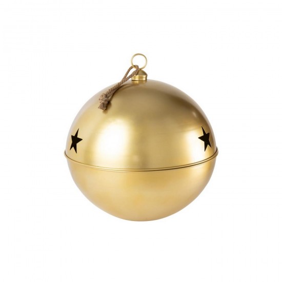 J Line boules de noel Jolipa Boule De Noël Balle Fer Doré Extra Large.