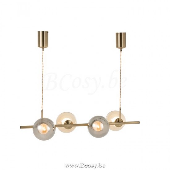 Jolipa Jline Lampe Suspendu Yuks 4 Lampesn Acier Or