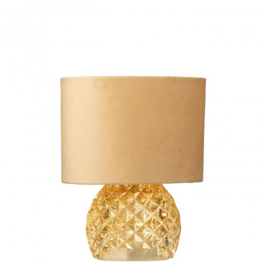 J Line Table Lamp Glass Led Gold Colored Table Lights.