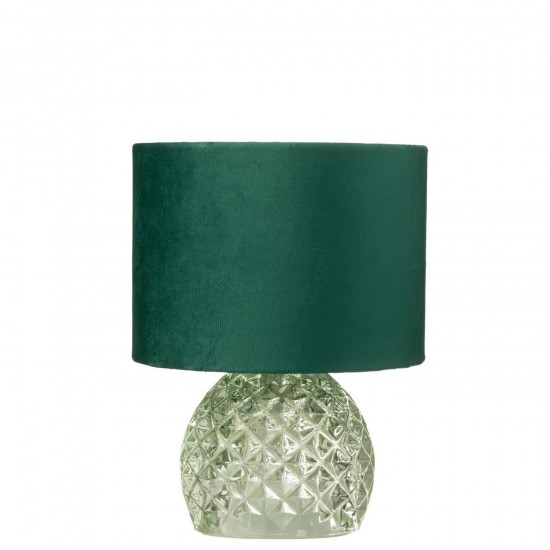 J Line Table Lamp Glass Led Light Green Table Lights.