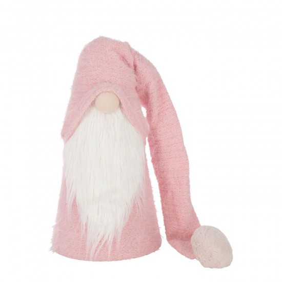 J Line peres noël Jolipa Père Noël Hiver Polyester Rose Clair Blanc Large.