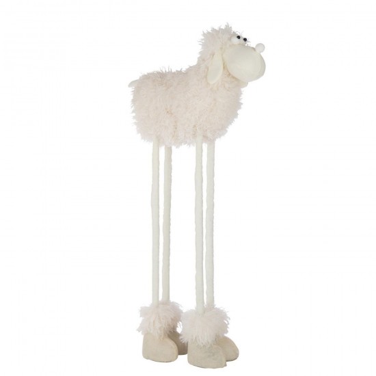 J Line Sheep Telescopic Polyester White Large sheep.