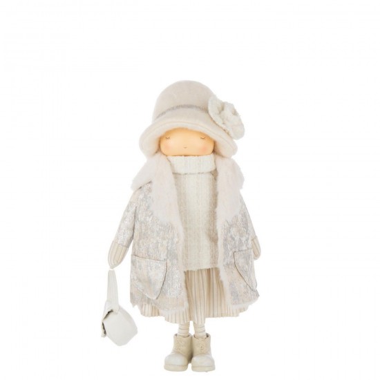 J Line Girl Bag Polyester Off White Large girls.