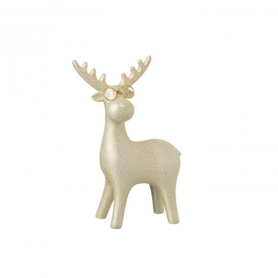 J Line rennes caribous Jolipa Renne 4 Pieds Lunettes Porcelaine Doré Large.