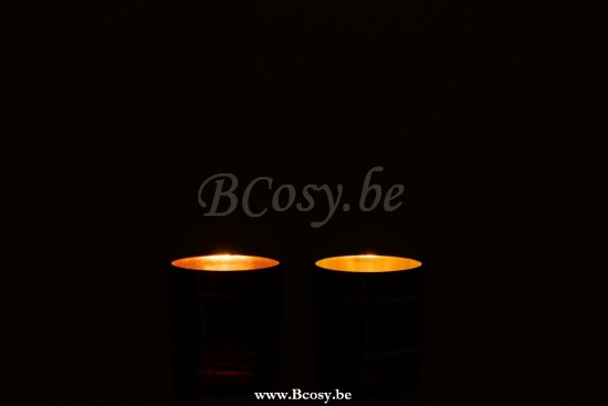 photophores Jolipa Jline Photophore Quadrille Verre Rouge Vert Small Assortiment De 2