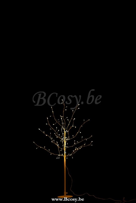 arbres sapins de noel sur pied Jolipa Jline Arbre Nu Led Metal Blanc Medium