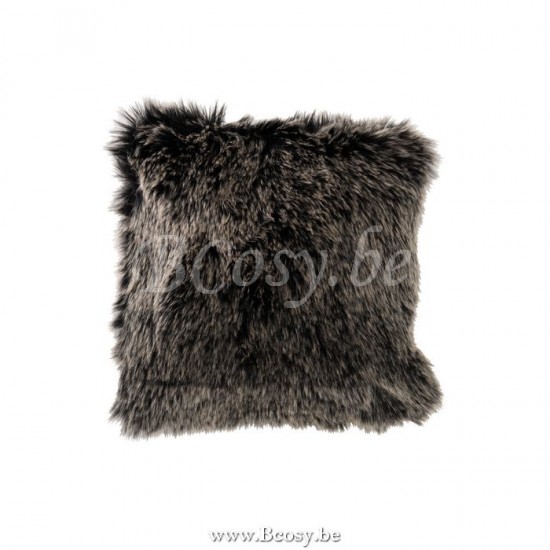 Jline 7290 j line kussen nepbont grijs j line Textiel Textile Textiles Textilien Textil Tessile TEXTIEL Kussens