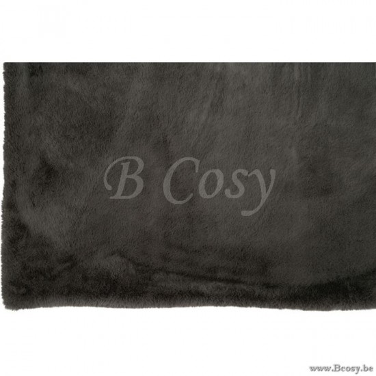 plaid cutie polyester gris fonce Jolipa Jline Plaid Cutie Polyester Gris Fonce