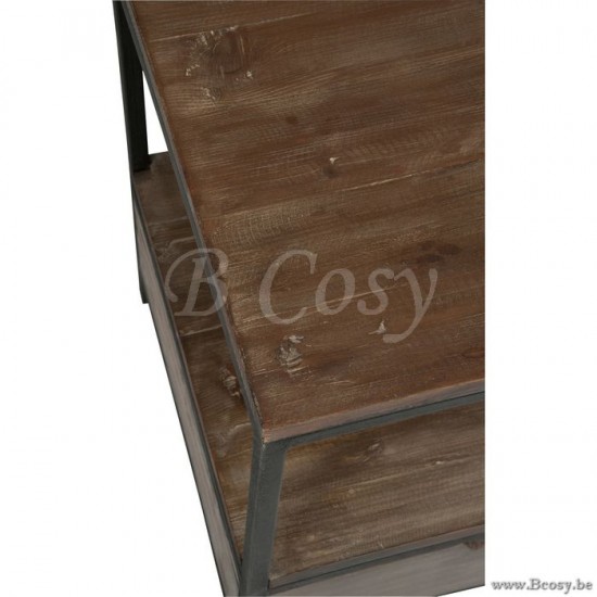 J Line Jline Couchtisch Holz Metall Braun Schwarz tv fernseher schrank fernseher schraenke moebel