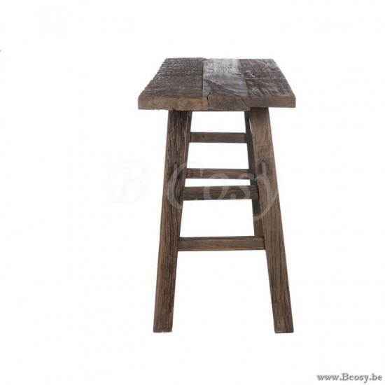 Console rectangulaire en bois massif rustique tables de drapier murales Jolipa Jline Console Bois Marron