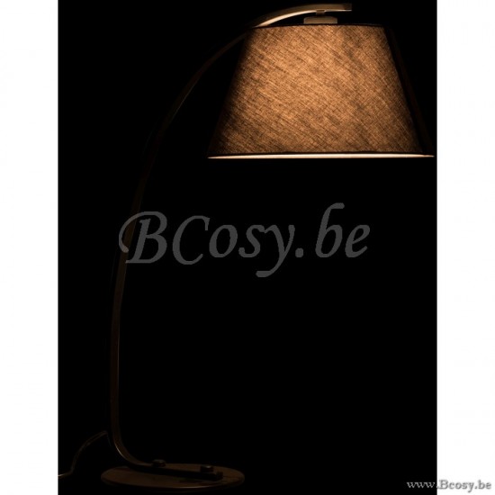 Éclairage Armatures Luminaires Lampes De Bureau Jolipa Jline Lampe Arrondie Metal Noir