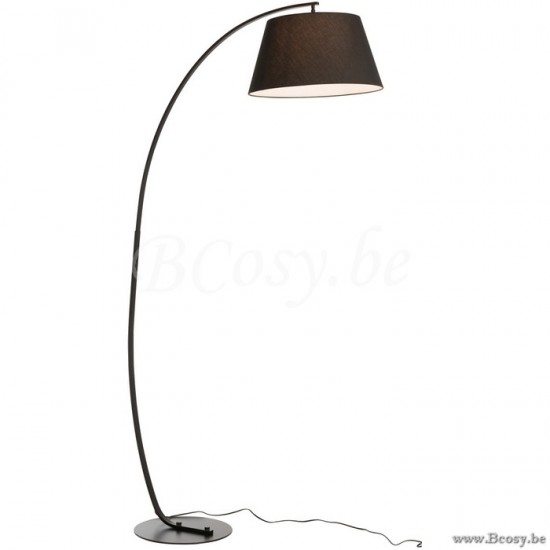 Jline 85334 staande lamp boog zwart j line Verlichting Luminaires Lighting Lampen Iluminación Illuminazione LIGHTING INDOORVloerlampen 
