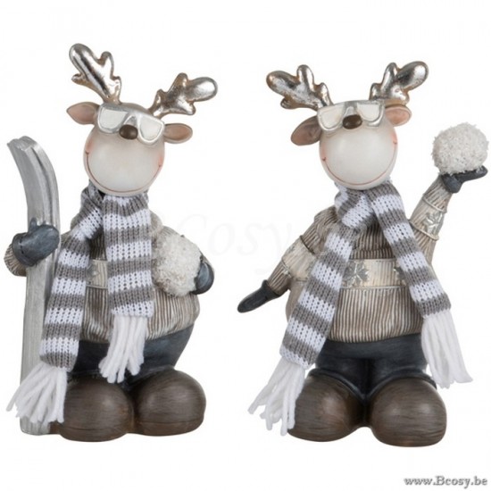 Jline 86416 Figuren Figurines Figurines Figuren Figuritas Sculture DECORATIE Winter Kerst