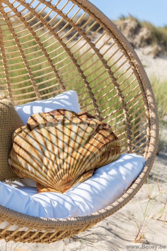 Jline Silla Colgante Redondo Acero Natural