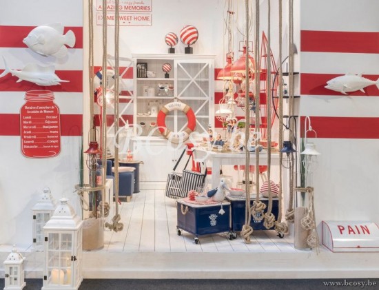 J Line Jline Girlande See Metall Weiß Rot Schnure