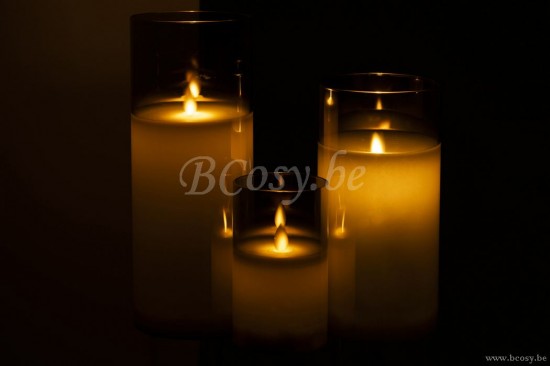 J Line Jline Ledlampe Glänzend Glas Grau Large Lampenfusse Mit Schirmen Tischlampen Tischleuchten Innenleuchten