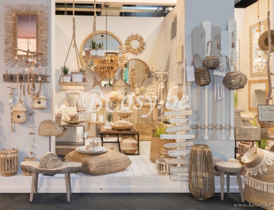 J Line Jline Kissen Fransen Viereckig Baumwolle Beige kissen