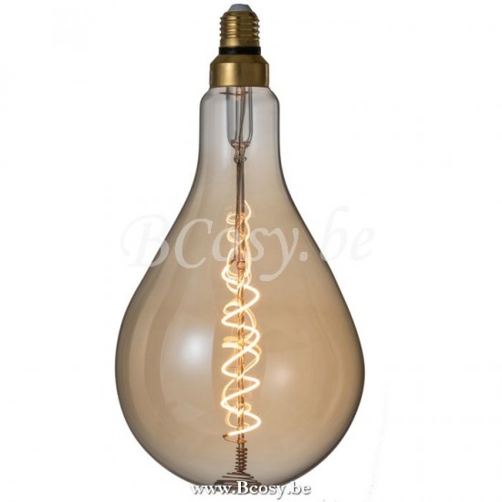 Jline 96304 ledlamp amber dubbele spiraal e27 j line Verlichting Luminaires Lighting Lampen Iluminación Illuminazione LIGHTING Led lampen Ampoules Bulbs