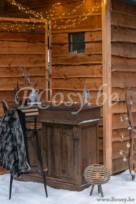 J Line Jline Block 5 Teelichthalter Recyceltes Holz Braun t lichthalter teelichtleuchter teelichte