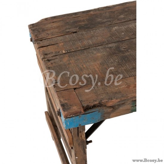 J Line Jline Konsole Gealtert Recyceltes Holz Braun konsolen endtische