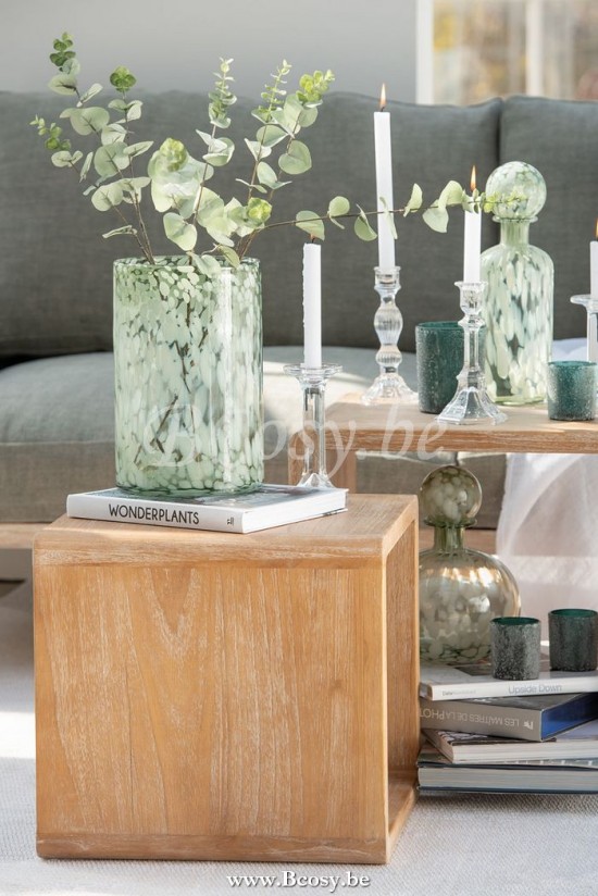 J Line Jline Kandelaar Bol Glas Transparant Large