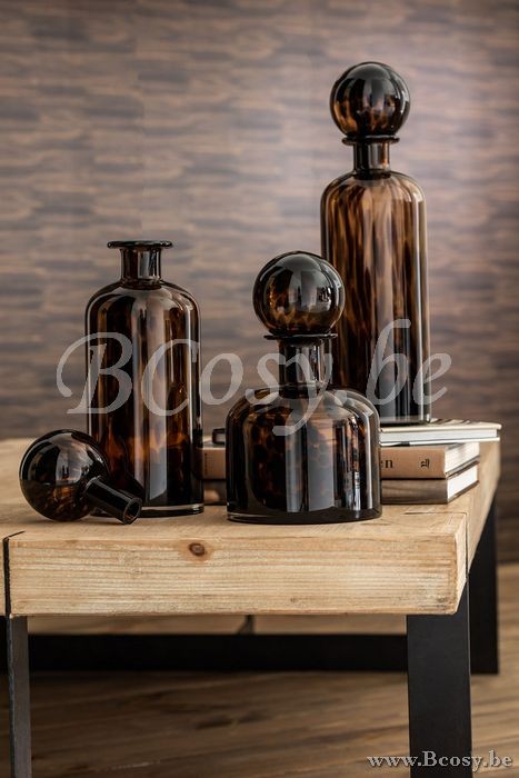 J Line 96626 Karaaf Tabletop Glasserviezen Karaffen Decorazione decanter glass karaf Koechenzubehoer Decoracion Decanteerkaraffen Acc De Cocina Service Dekoration Waterkannen Karafs Krüge Servicio De