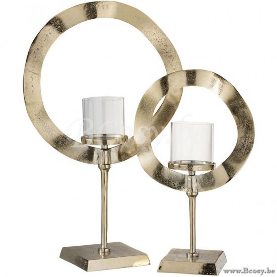 Jline 96716 Kaarshouders Support Bougie Candleholders Kerzenhalter Soporte Vela Portacandela DECORATIE Thee Windlichten Kandelaars