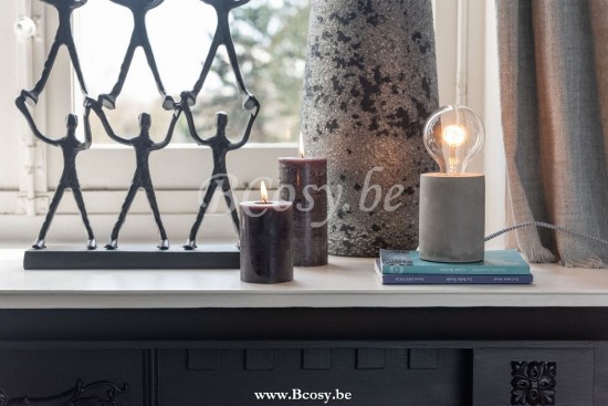 J Line Jline Candela Cilindro Granito L 72O Vela Cilindro Granito L 72H