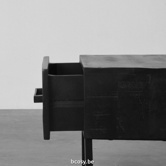 LABEL51 Coffee table Santos Black Mango wood.