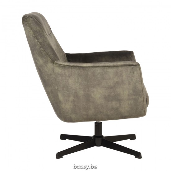 LABEL 51 Fauteuil Toby Hunter Velours One Size.
