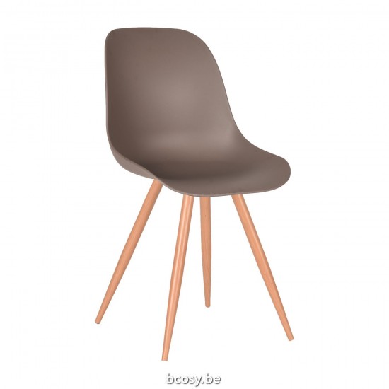 LABEL51 Dining chair Rimini Coffee.