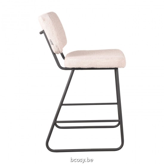 LABEL 51 Barkruk Noah Naturel Boucle Laag.