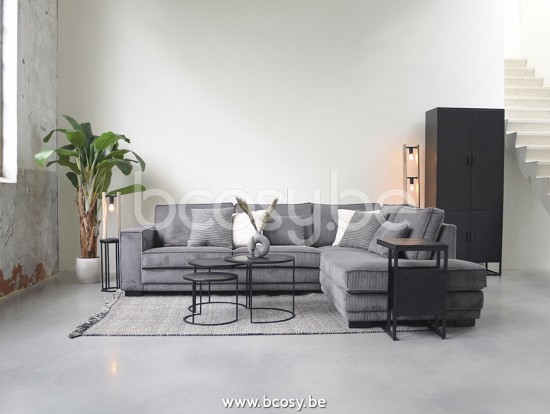 LABEL 51 Coffee table Set Tres Black Metal.