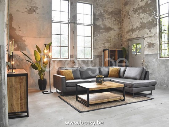 LABEL51 Buffet 190 cm Brussels Rough Bois de manguier.