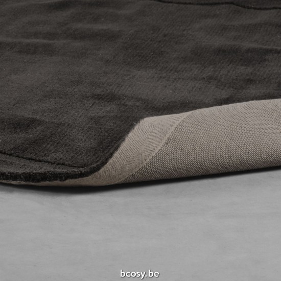 LABEL 51 Vloerkleden Mody Antraciet Polyester 160x230 cm Organisch.