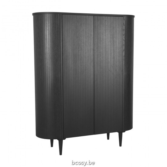 LABEL 51 Armoire de rangement Oliva Noir.