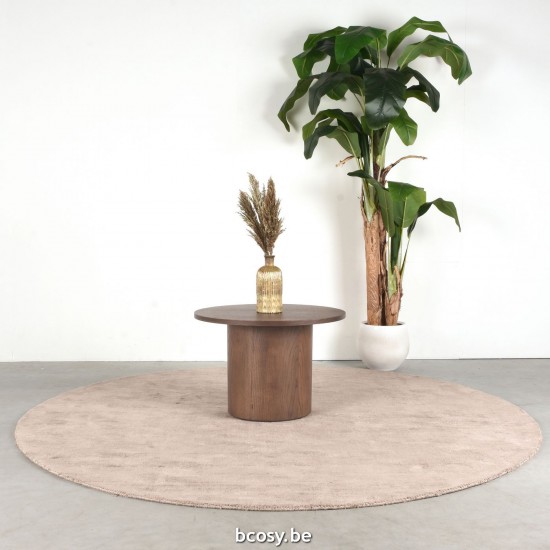 LABEL 51 Salontafel Oliva Walnoot Eiken 60 cm Rond.