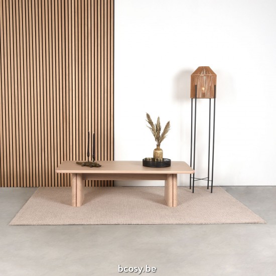 LABEL51 Tables basse Jule Naturel Chêne 140 cm.