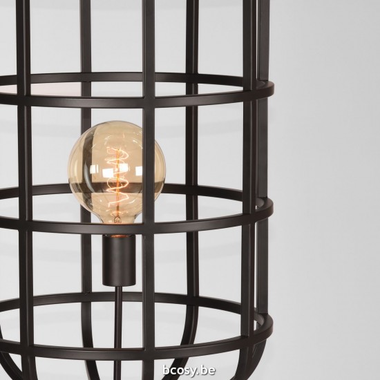 LABEL 51 Vloerlamp Twine Zwart Metaal SALE.