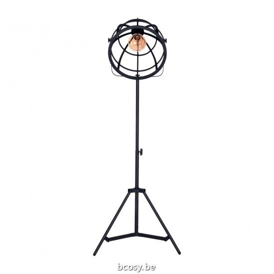LABEL 51 Vloerlamp Fuse Zwart Metaal SALE.