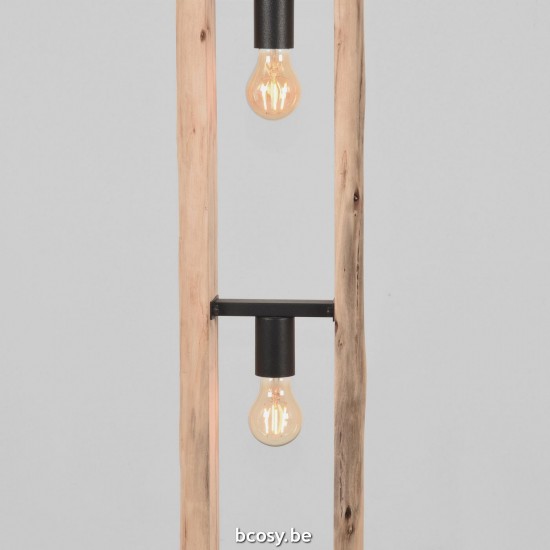 LABEL51 Lampadaire Woody Naturel Bois One Size.